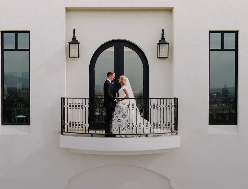 Exquisite wedding stage decor with luxurious details